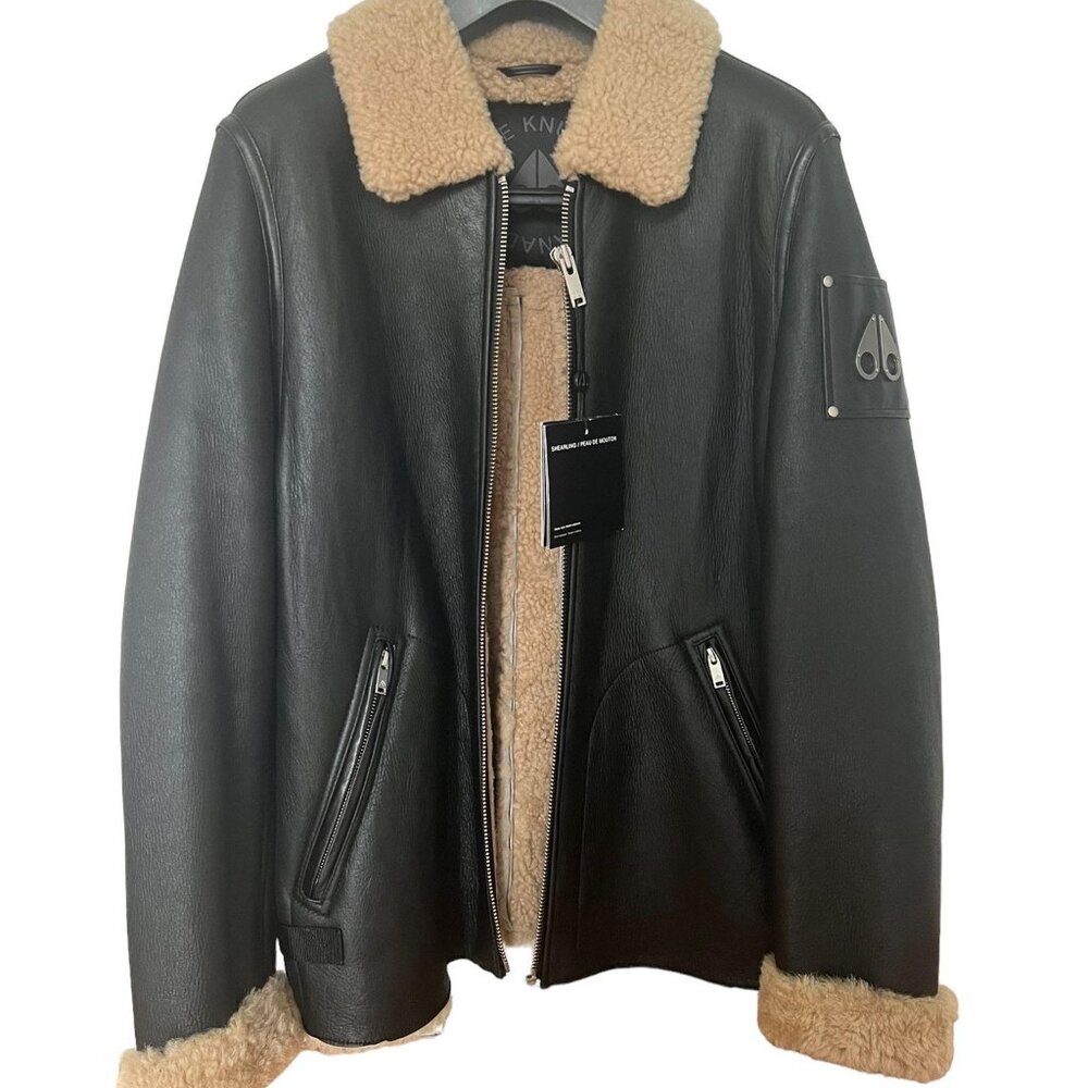Moose Knuckle Hebron Leather Jacket (Men's)